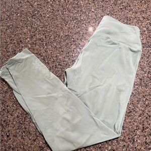 High-Rise Sage Green Leggings for Women